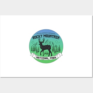 Rocky Mountain National Park Colorado Posters and Art